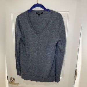 🩶Banana Republic merino wool grey sweater